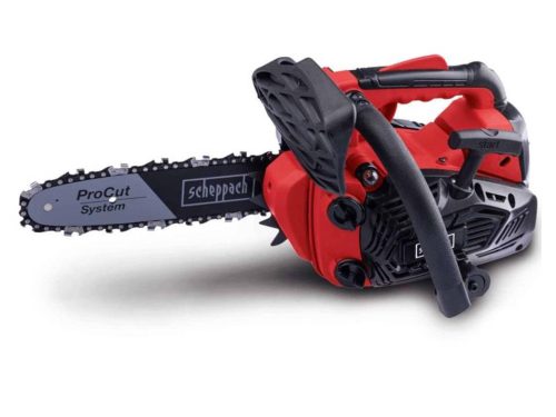 Benzinmotoros Láncfűrész,"egykezes/gallyazó", 25,4 cm3/1,2 LE, Scheppach PCS 26