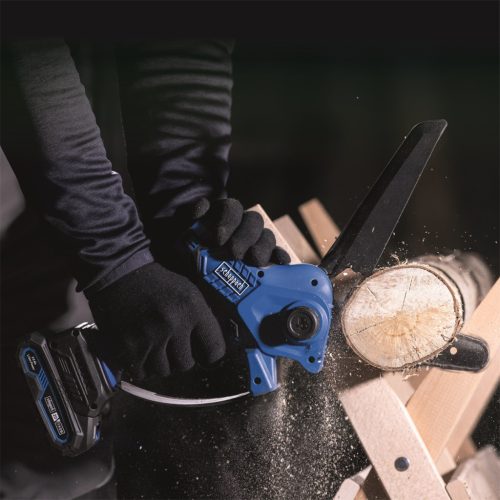 Scheppach BC-PS150-X - akkus ágvágó láncfűrész indukciós motorral IXES 20 V (akku és töltő nélkül)