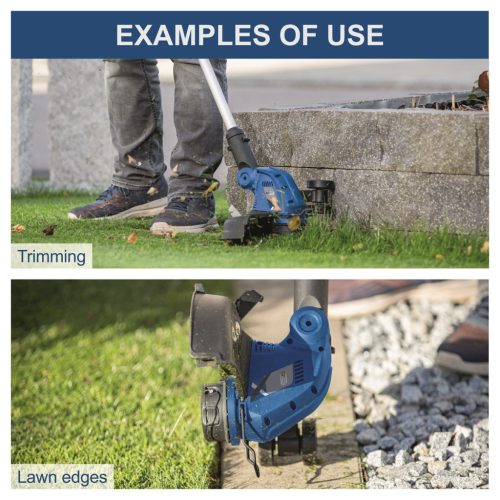 Scheppach C-LT300-X - Akkus Fűszegélyvágó szett 2 az 1-ben IXES 20 V (+2 Ah akku és 2,4 Ah töltő)