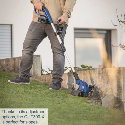 Scheppach C-LT300-X - akkus szegélyvágó 2 az 1-ben IXES 20 V (akku és töltő nélkül)