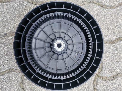 Hátsó fűnyíró kerék, régi típusú Scheppach MS 225-53, Scheppach MS 225-53E, Scheppach MS 173-51 és Scheppach MS 173-51E fűnyírókhoz