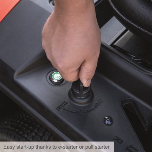 Scheppach MR 230-61 Benzinmotoros Fűnyíró/Minirider, elektromos indítással, 61 cm, 3 az 1-ben