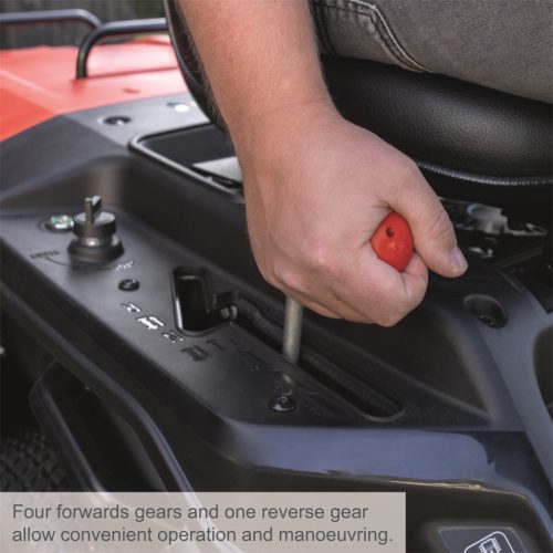 Scheppach MR 230-61 Benzinmotoros Fűnyíró/Minirider, elektromos indítással, 61 cm, 3 az 1-ben