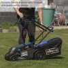Scheppach Akkumulátoros Fűnyíró Indukciós motorral 4 az 1-ben 2x20V, IXES 20V (2 db akkuval és töltővel) BC-MP380-X-SET XL2