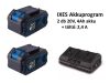 Akkus fűnyíró 4 az 1-ben IXES 20 V (2 db akkuval és töltővel) Scheppach BC-MP430-X-SET XL2 