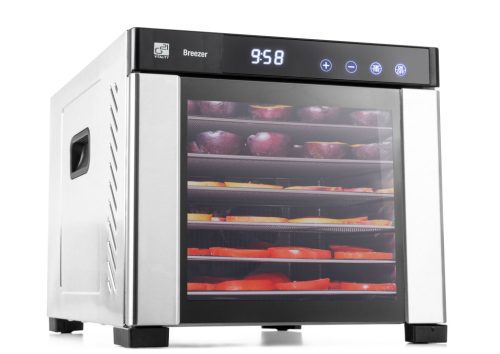 G21 Breezer Gyümölcsaszaló, rozsdamentes acél, 650 W, 6db tálcával