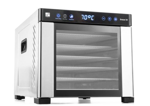 G21 Breezer Gyümölcsaszaló UV funkcióval, rozsdamentes acél, 650 W, 6db tálcával