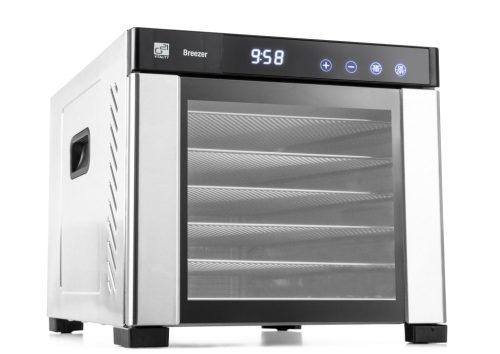 G21 Breezer Gyümölcsaszaló, rozsdamentes acél, 650 W, 6db tálcával