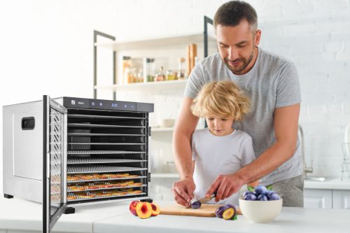 G21 Mistral gyümölcsaszaló, rozsdamentes acél, 10db tálcával, 1100W, (6008113) + AJÁNDÉK 120000Ft értékű****wellness utalvány