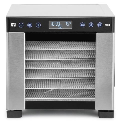 G21 Kona gyümölcsaszaló, rozsdamentes acél, 600W, +7db tálca+7db szita +ajándék 80000Ft értékű****wellness utalvány