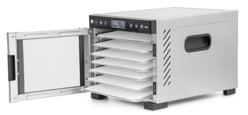 G21 Kona gyümölcsaszaló, rozsdamentes acél, 600W, +7db tálca+7db szita +ajándék 80000Ft értékű****wellness utalvány