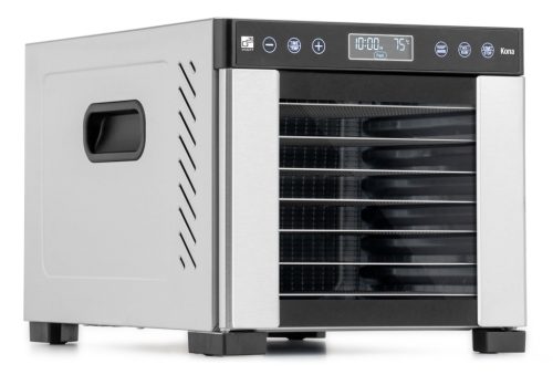 G21 Kona gyümölcsaszaló, rozsdamentes acél, 600W, +7db tálca+7db szita +ajándék 80000Ft értékű****wellness utalvány