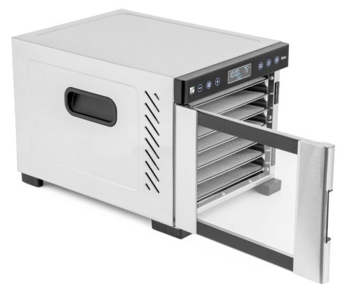 G21 Kona gyümölcsaszaló, rozsdamentes acél, 600W, +7db tálca+7db szita +ajándék 80000Ft értékű****wellness utalvány