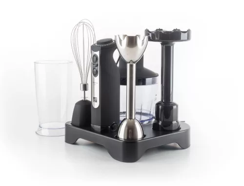 G21 VitalStick Pro Mixer/Botmixer, 1000W, fekete, tartozékokkal (habverő/aprító) 
