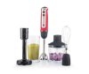 G21 VitalStick Mixer/Botmixer, 800W, fekete/piros, tartozékokkal (habverő/aprító)