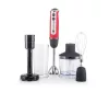 G21 VitalStick Mixer/Botmixer, 800W, fekete/piros, tartozékokkal (habverő/aprító)