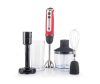 G21 VitalStick Mixer/Botmixer, 800W, fekete/piros, tartozékokkal (habverő/aprító)