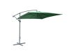 ROJAPLAST 8080 függő napernyő, hajtókarral - zöld - 270 x 270 cm - vízálló 