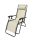 ROJAPLAST 2320 OXFORD fém összecsukható kerti/kemping/napozó szék - bézs 