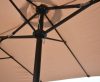 ROJAPLAST DOUBLE ZWU-307 napernyő, hajtókarral - bézs - 456 cm 