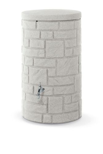 Prosperplast ARCADO Esővízgyűjtő hordó világosszürke gránit 230l