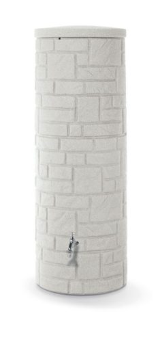 Prosperplast ARCADO Esővízgyűjtő hordó világosszürke gránit 360l