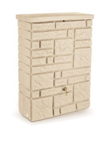 Prosperplast Maurano Esővízgyűjtő hordó homokszínű gránit 300l