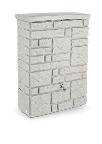 Prosperplast Maurano Esővízgyűjtő hordó világos szürke gránit 300l