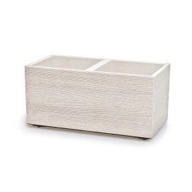   Virágtartó Prosperplast MADERA CASE eco fa 77 cm eco fehér