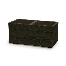   Virágtartó Prosperplast MADERA CASE eco fa 77 cm kávé barna