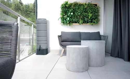 Prosperplast VUELTA Esővízgyűjtő hordó 110 l szürke