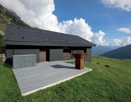 Prosperplast STONE BLOCK esővízgyűjtő tartály sötétszürke 400 l