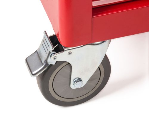 G21 Cooper 6 műhelykocsi, 6 fiókos, piros, max. terhelhetőség 150kg: fiókonként 25kg, +ajándék 120000Ft értékű****wellness utalvány