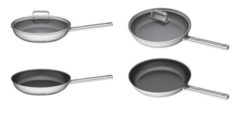 G21 Gourmet Magic edénykészlet, extra serpenyővel, 11 darabos, rozsdamentes acél