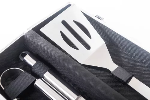 G21 Grillező segédeszköz szett, 3db, aluminium kofferben