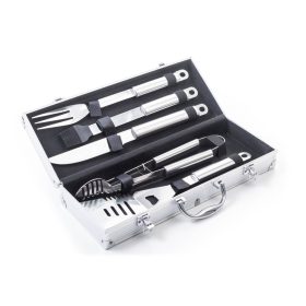 G21 Grillező segédeszköz szett, 5db, aluminium kofferben
