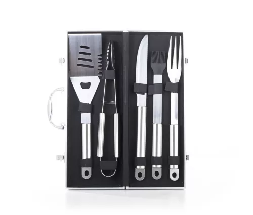 G21 Grillező segédeszköz szett, 5db, aluminium kofferben