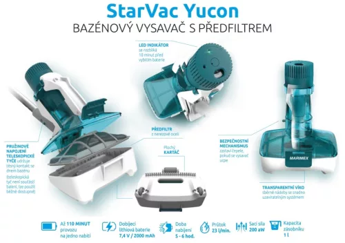 Medence porszívó Marimex StarVac Yucon