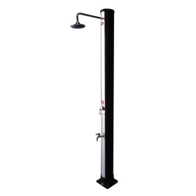   Solárna sprcha Hawaj UNO 38 L čierno-strieborná s dlhou hlavicou - poškodený obal