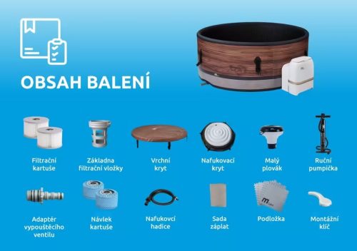 Felfújható pezsgőfürdő Marimex MSPA Duet F-DU062W