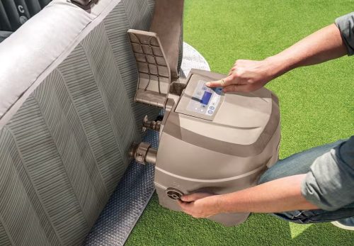 Felfújható pezsgőfürdő Marimex Pure Spa - Chevron Deluxe 4 AP