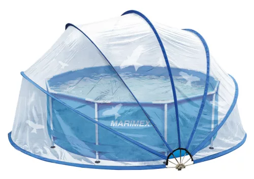 Marimex Pool House CABRIO medencetető, 5,50 m átmérővel – 4,57 m átmérőjű medencékhez.