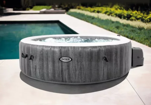 Marimex Pure Spa Bubble Greywood Deluxe AP 6 felfújható masszázsmedence