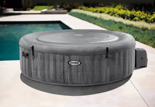 Marimex Pure Spa Bubble Greywood Deluxe AP 6 felfújható masszázsmedence