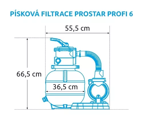 Marimex ProStar Profi 6 homokszűrő