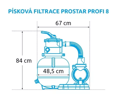 Marimex ProStar Profi 8 homokszűrő