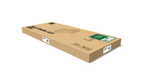 G21 WOH 682 tüzifa tároló - 302 x 119 cm, zöld