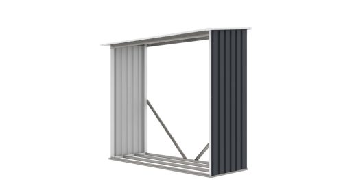 G21 WOH 136 - 182 x 75 cm tüzifa tároló, antracit