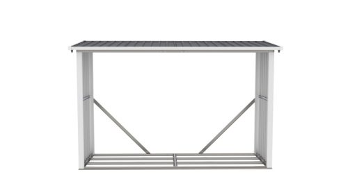 G21 WOH 335 tüzifa tároló - 242 x 89 cm, antracit