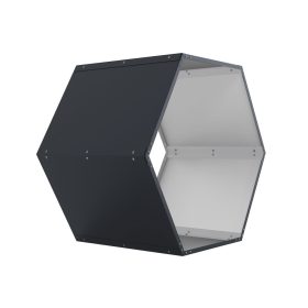 G21 HEX 53 Tüzifa tároló - 92 x 60 cm, antracit